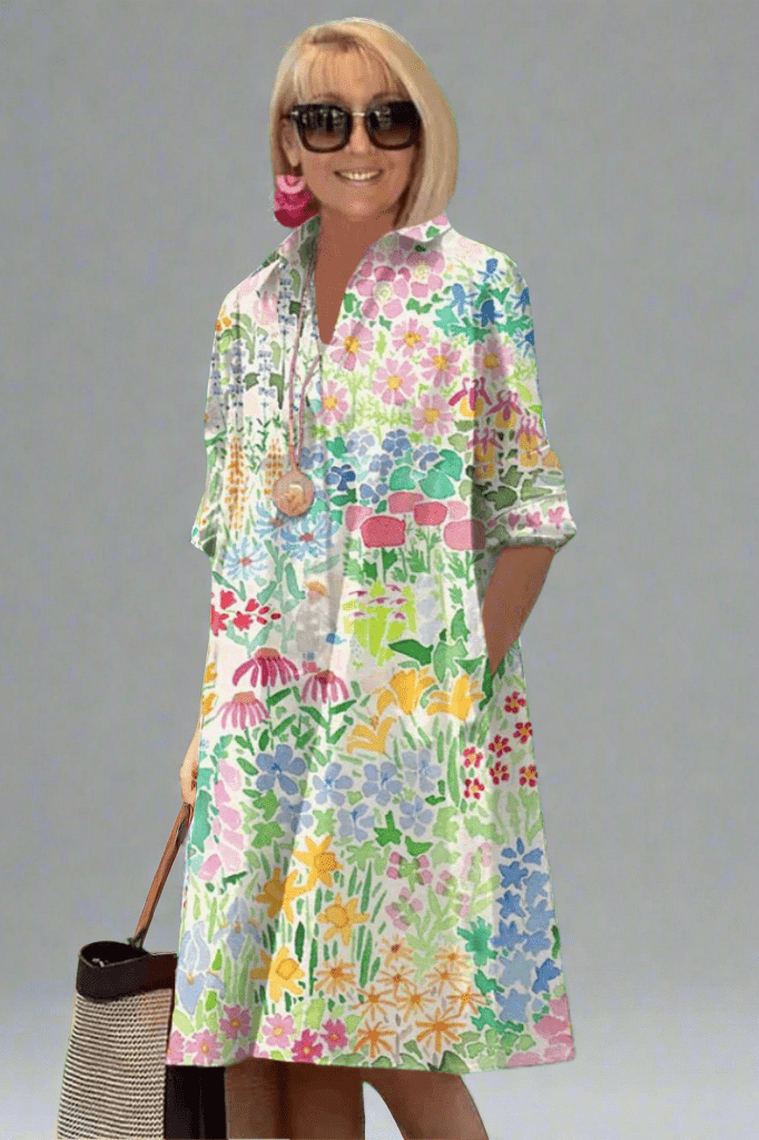 Multicolor Bloemenprint / 3XL
