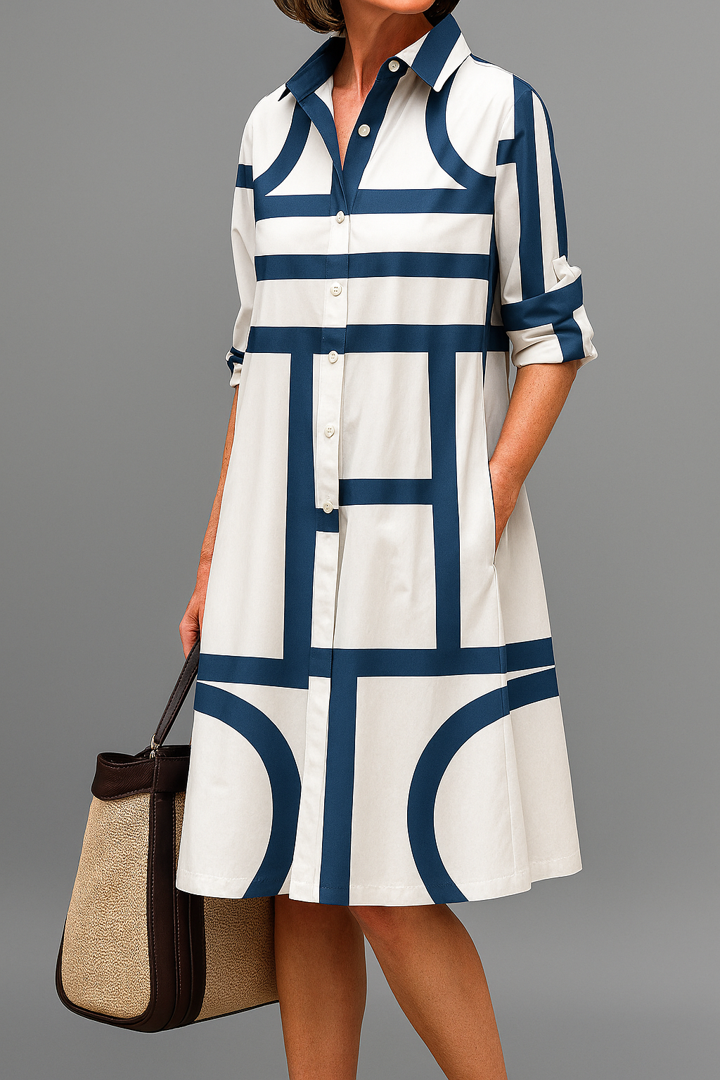 Blue White / 3XL